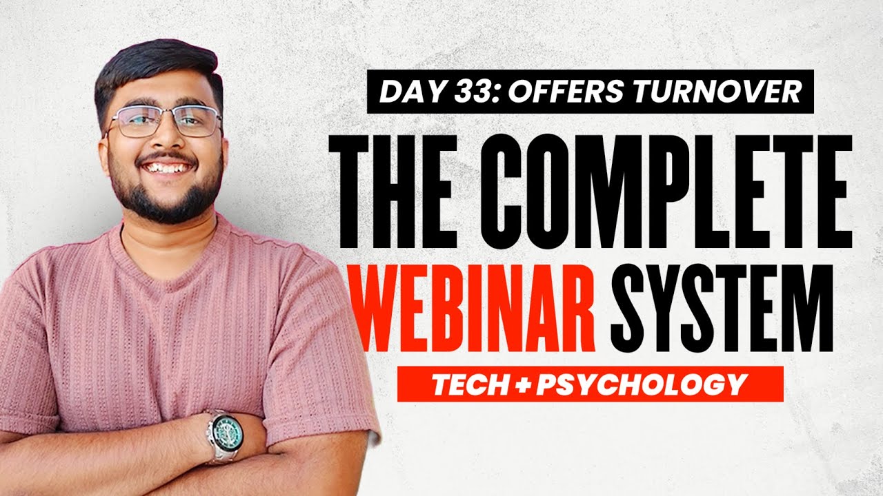 [Crash Course] How we create irresistible webinars (the complete system)