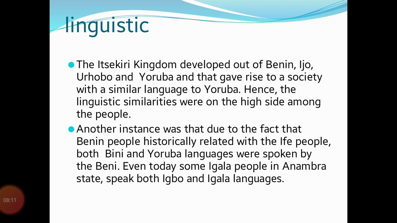 INTER GROUP RELATIONS