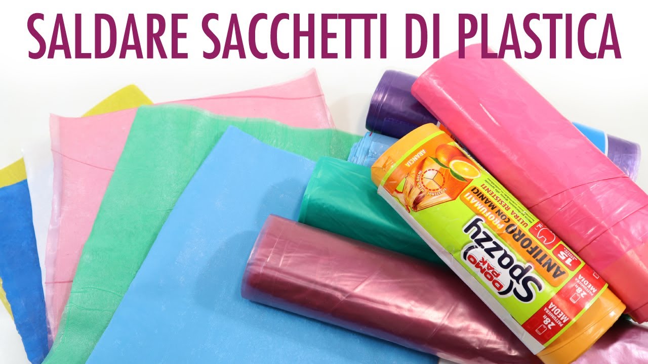 Come saldare sacchetti di plastica e ottenere un "simil-tessuto" da usare in nuovi progetti