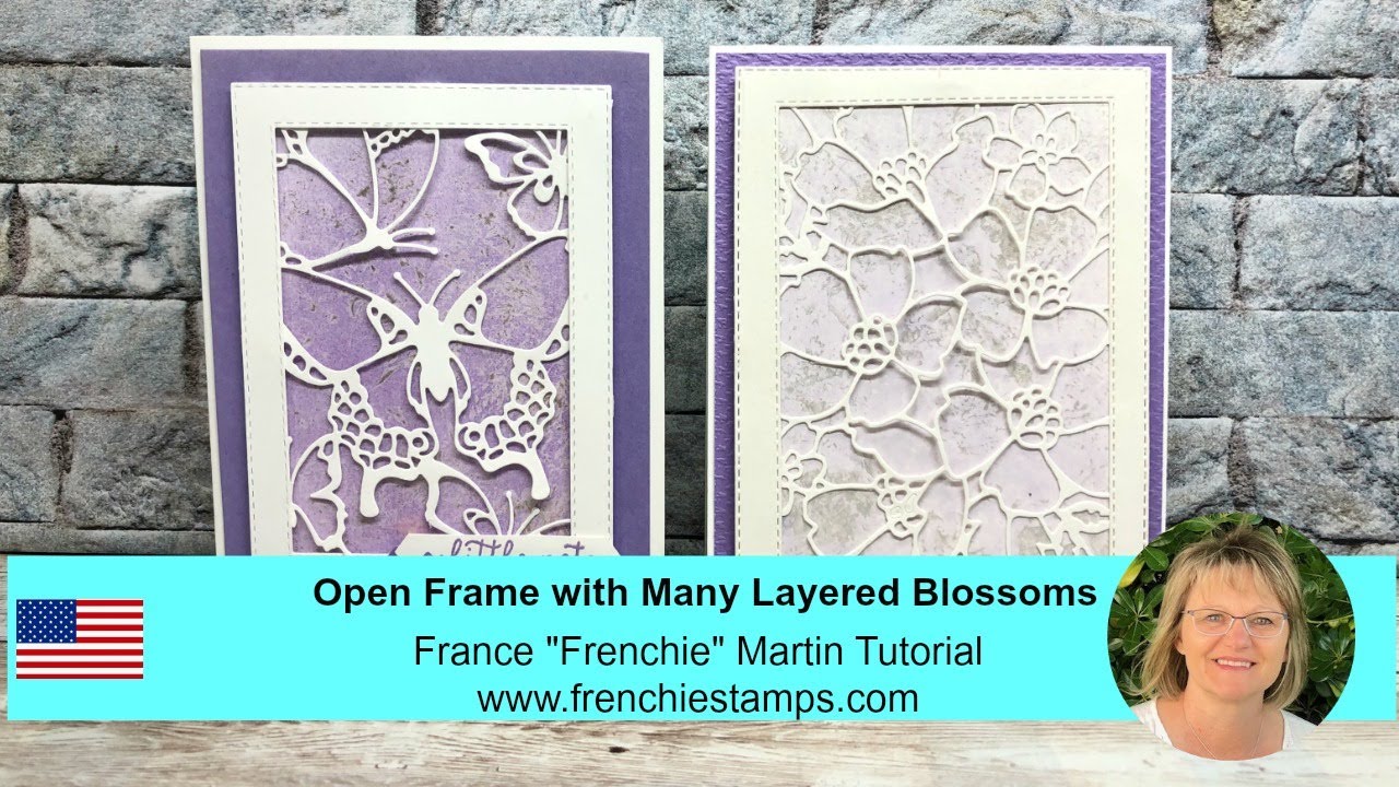 Open Frame with Many Layered Blossoms