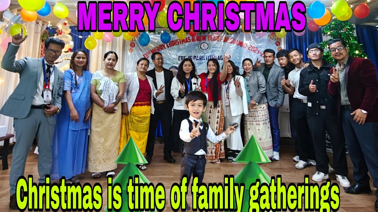 CHRISTMAS celebration vlog in CRC IG park Itanagar Arunachal Pradesh🎄🎁🎂