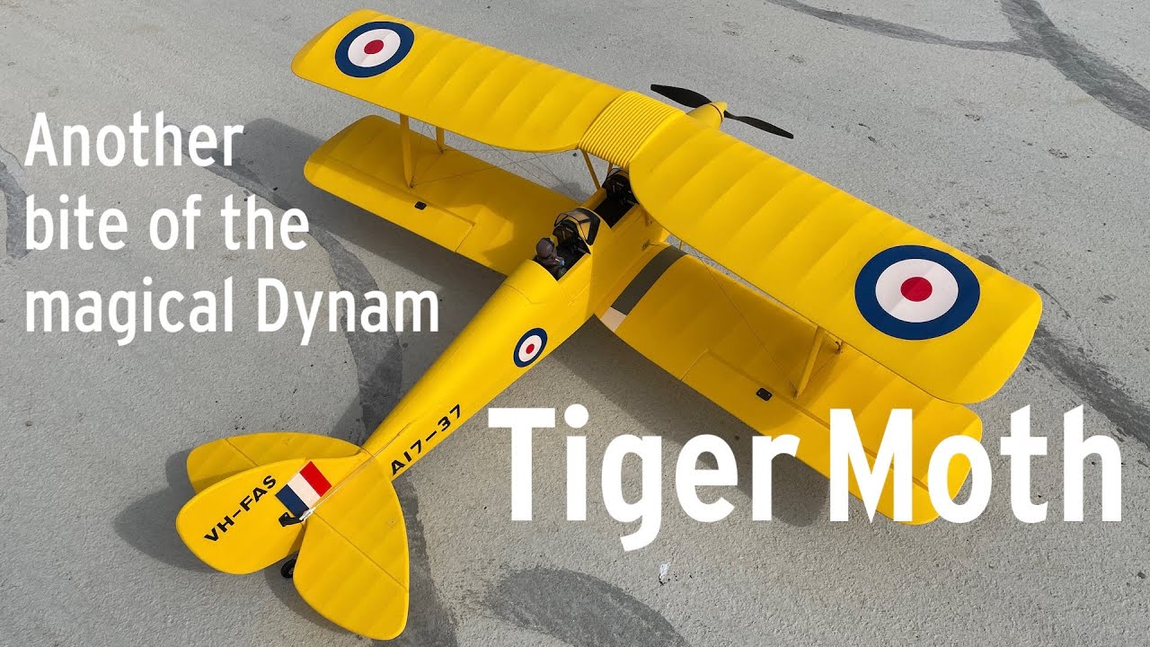 Dynam Tiger Moth flight two 7th Sept 2024