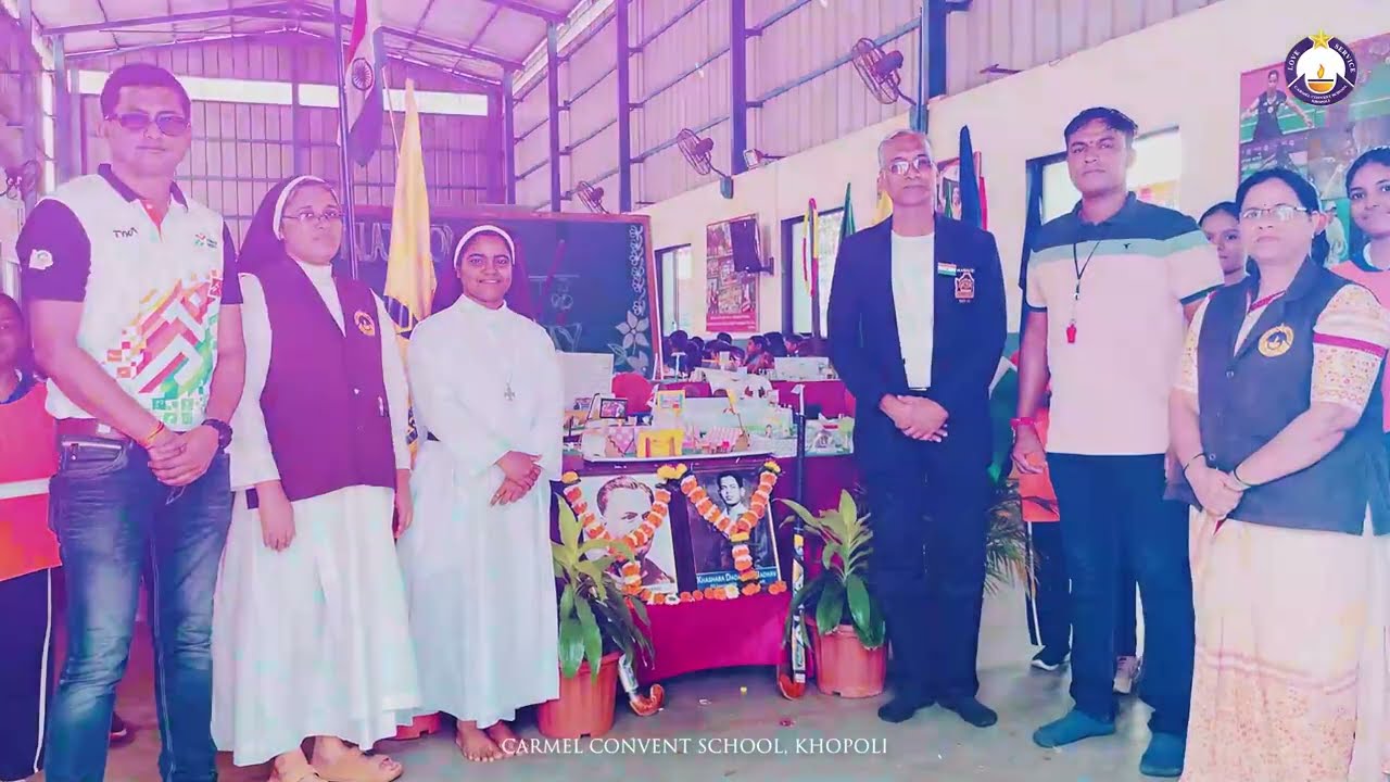 Carmel Convent School - Khopoli Celebrating National Sports Day 2024
