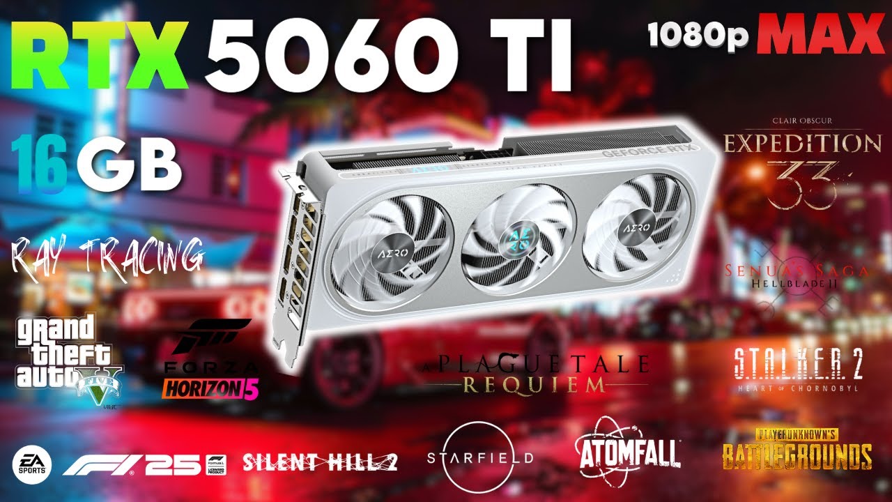 This RTX 5060 Ti Benchmark Test | 12 Games at 1080p Ultra - Here’s How It Looks