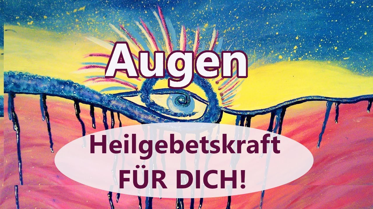 Für die Augen beten #jesus