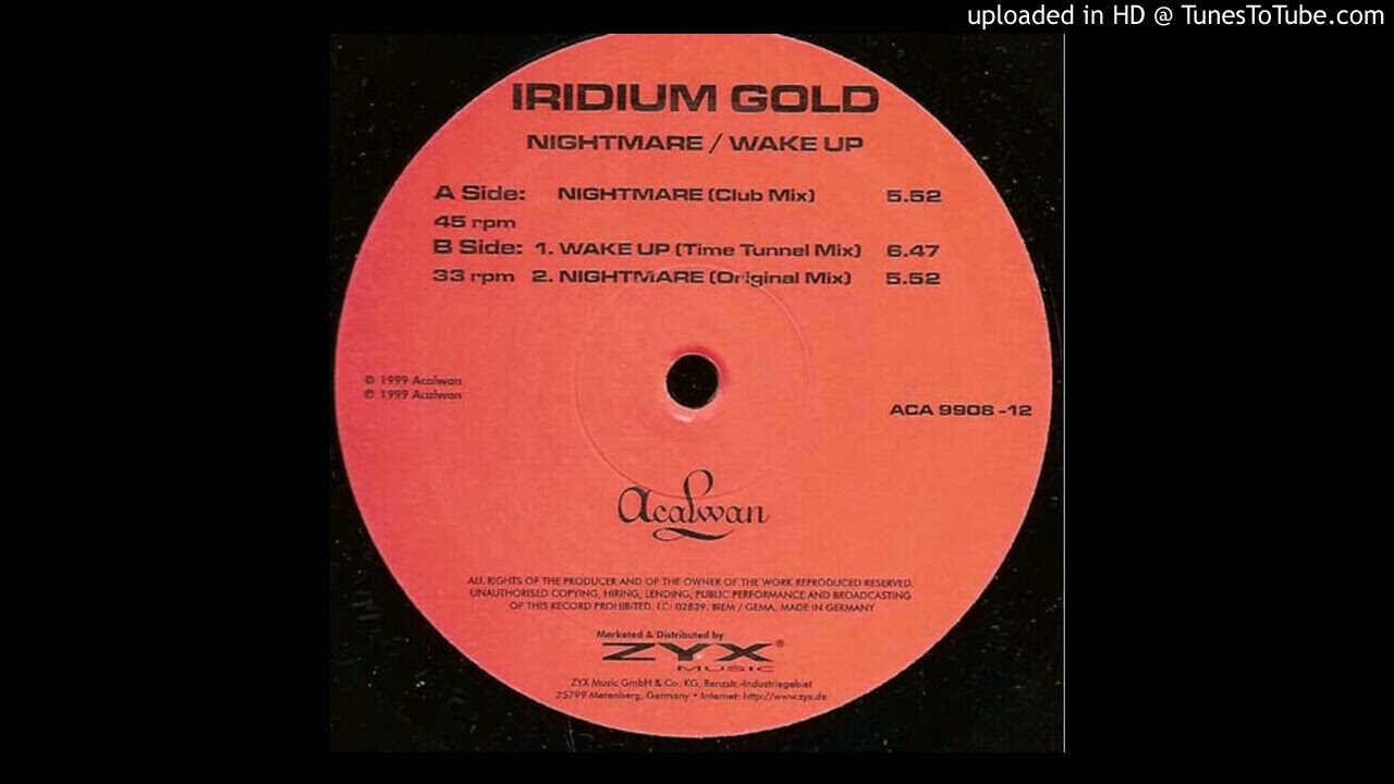 Iridium Gold - Wake Up (Time Tunnel Mix) 1999
