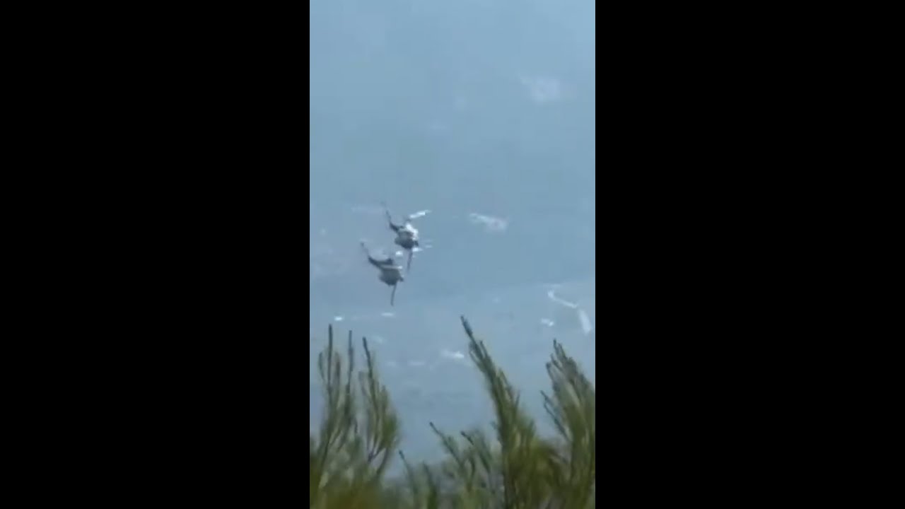 Two dead after Greek firefighting helicopters collide