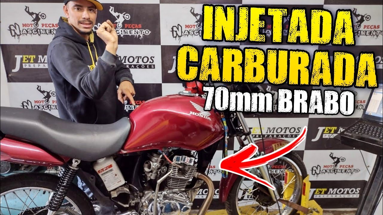 CARBUREI A 150 INJETADA / PROJETO 70MM VEJA O RESULTADO