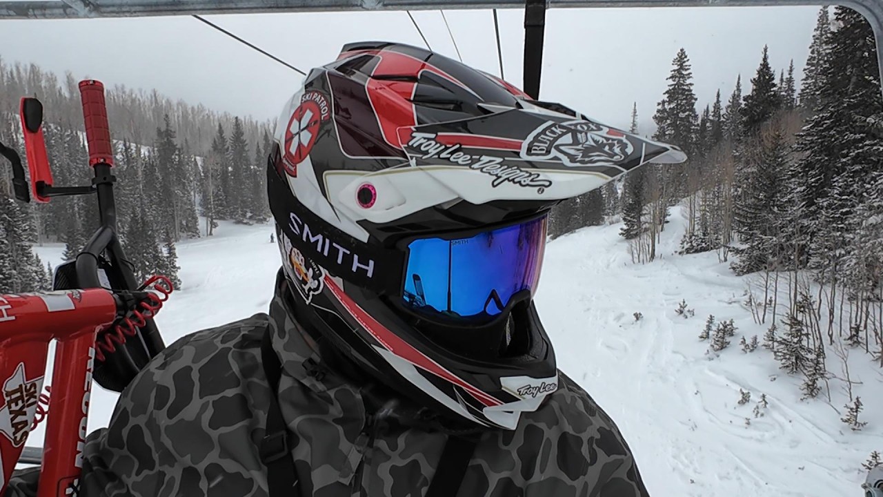 Lenz Skibike and Dominator Powder Skis put to the test on a bitterly cold day!
