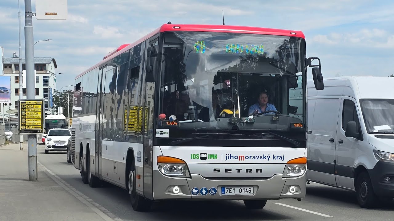 Jízda linkou 73 ze Slatiny do Sokolnic (celá trasa)