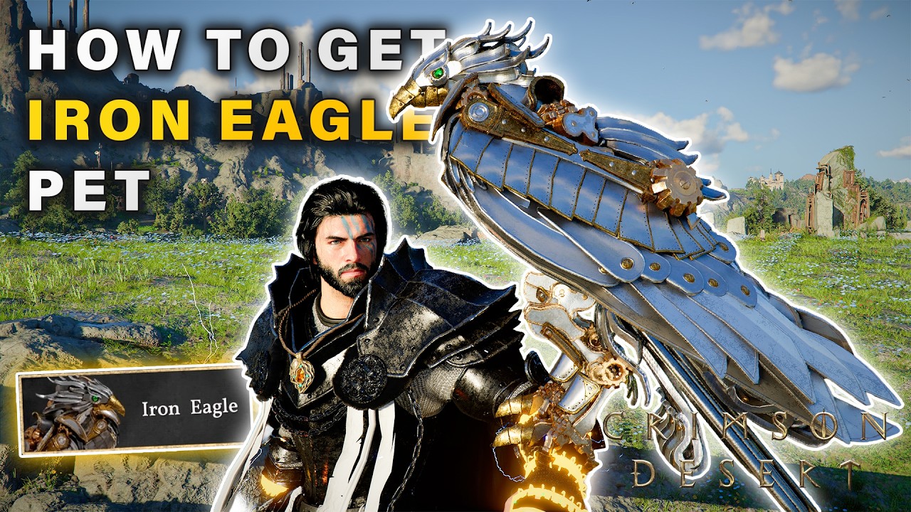 How to get & Tame the Iron Eagle Pet | How to get Mercury (Silver Shards) ► Crimson Desert