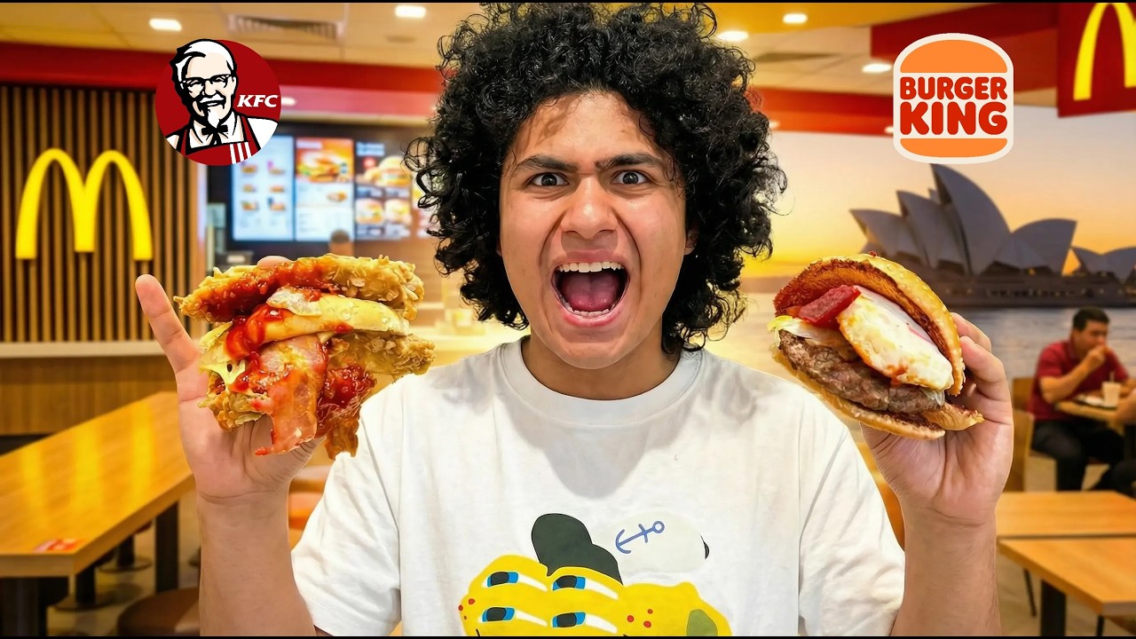 Asi Es La COMIDA RAPIDA En Australia