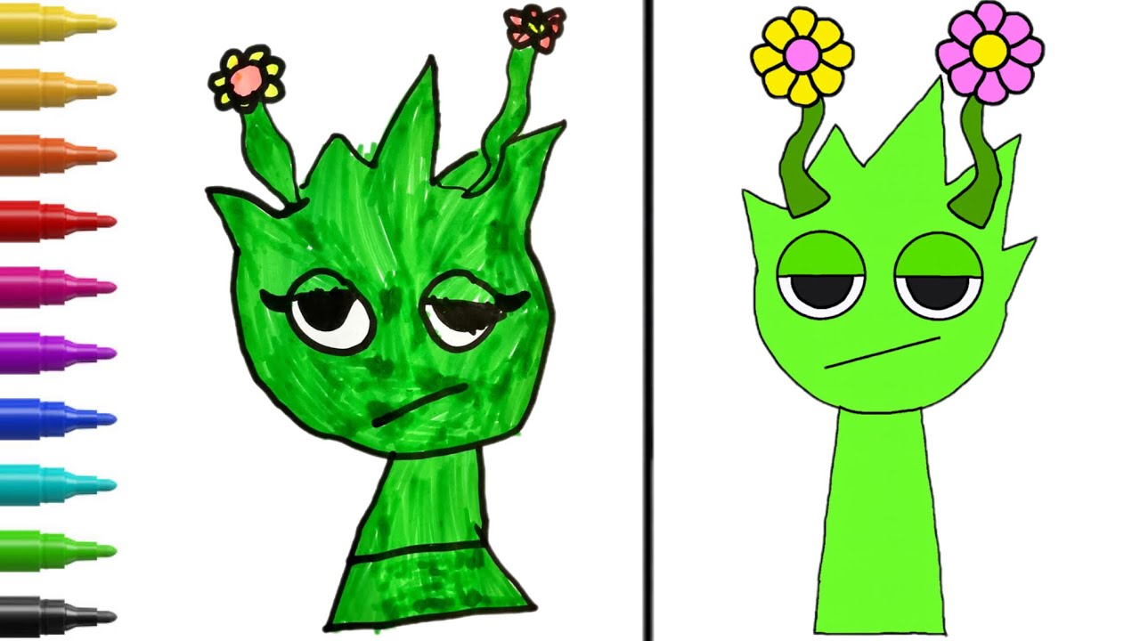 How To Draw Sprunki ( Owakcx ) #sprunki #howtodraw #drawing 