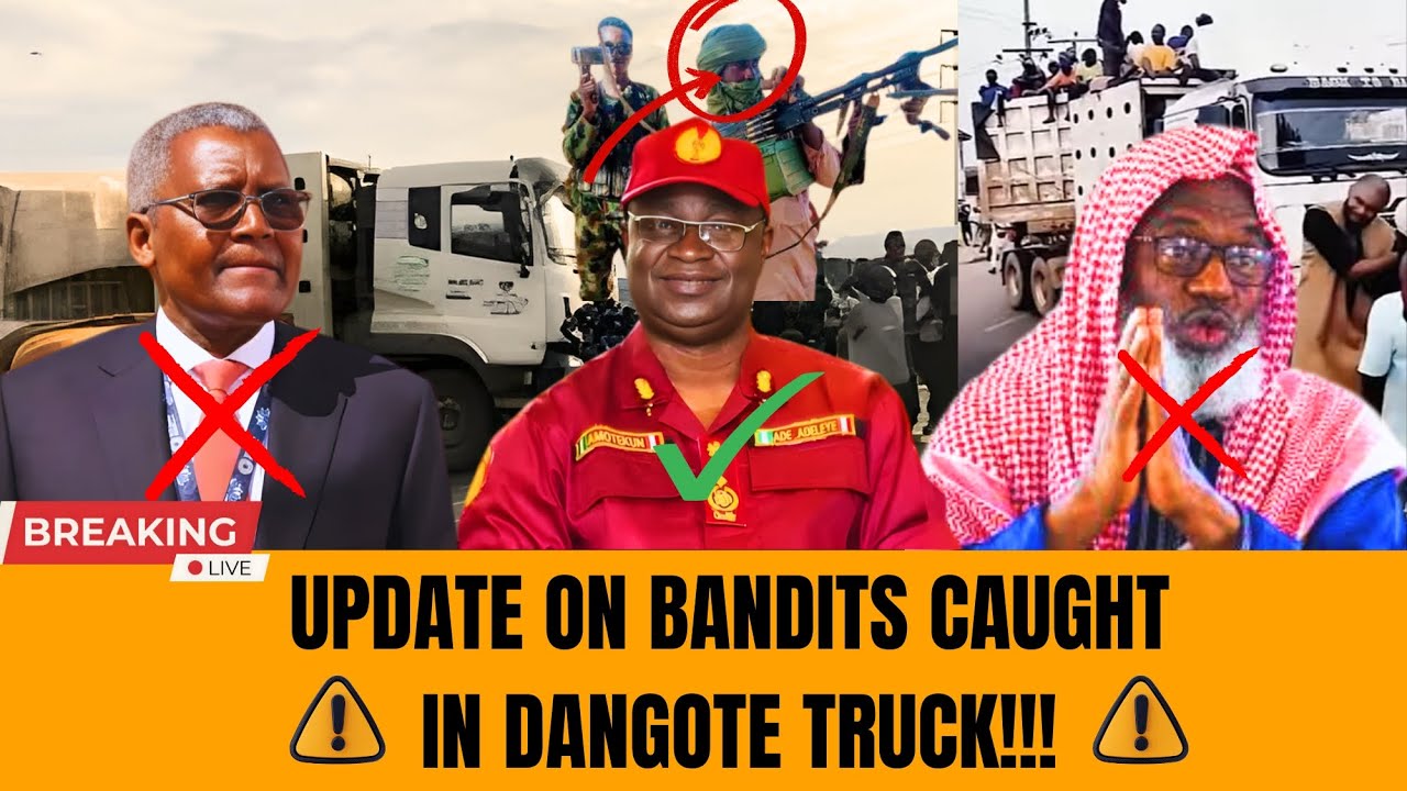 UPDATE: The Truth On Ondo State 38 Suspects Caught Hiding Inside Dangote Trailer Live