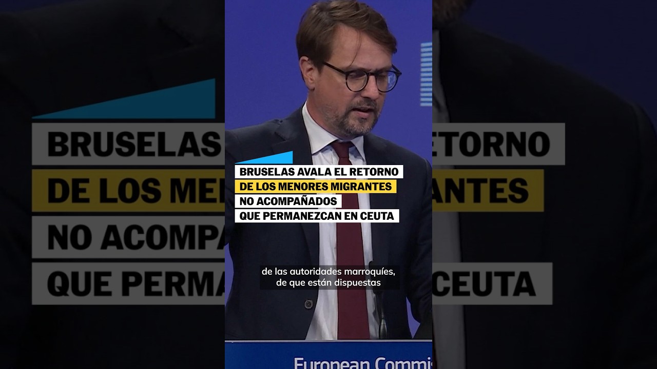 BRUSELAS defiende el RETORNO de los MIGRANTES que permanecen en CEUTA #shorts