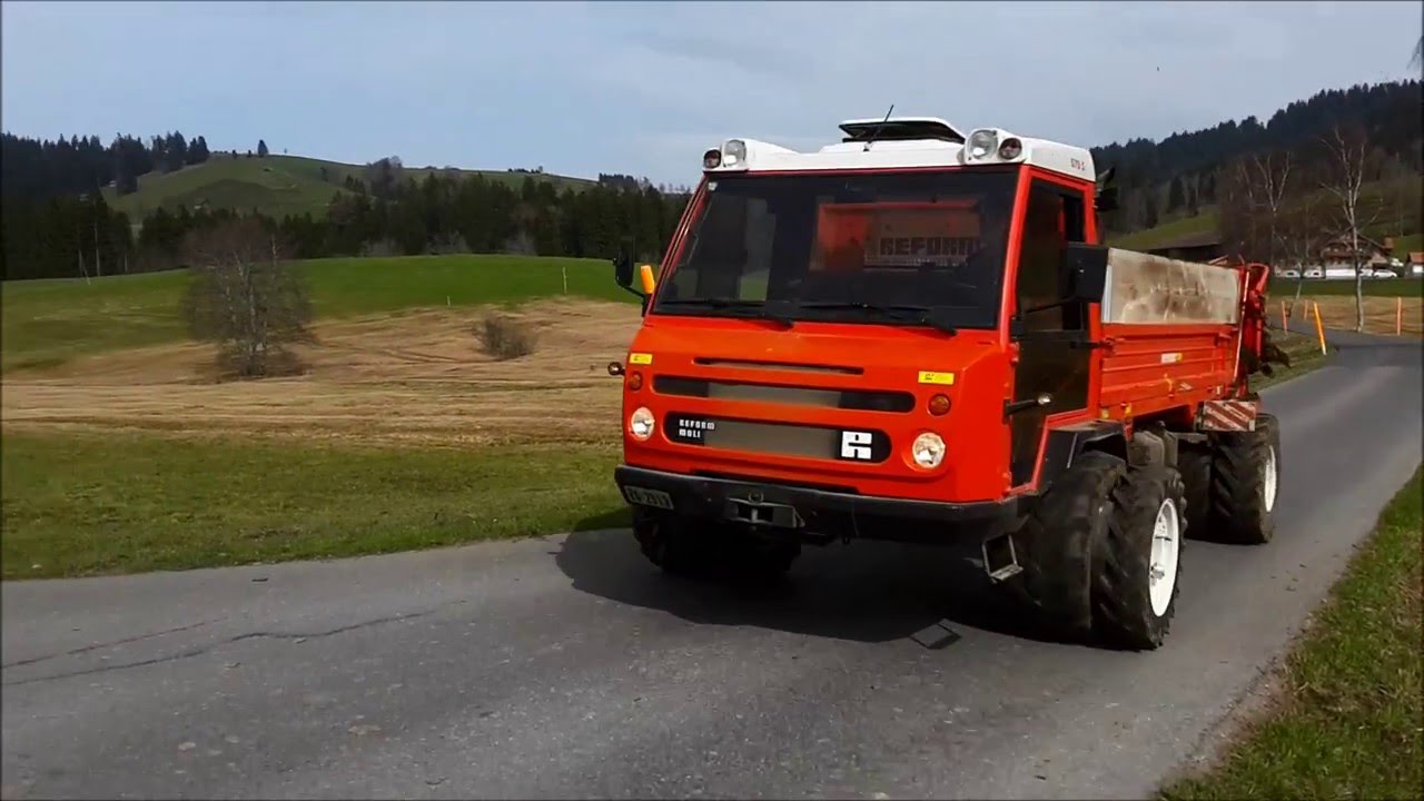 Mist streuen mit Reform Muli 575 S Frühling 2016