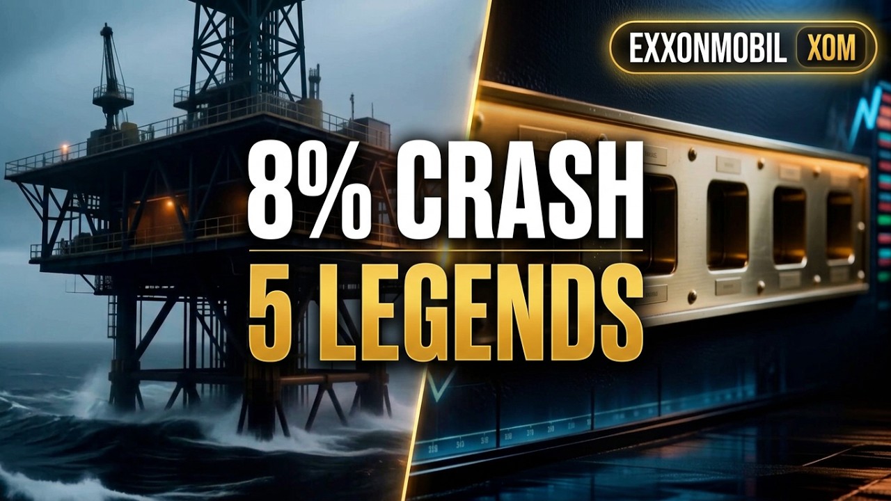 Oil Crashed 8%. ExxonMobil Barely Moved. 5 Legends Score It.