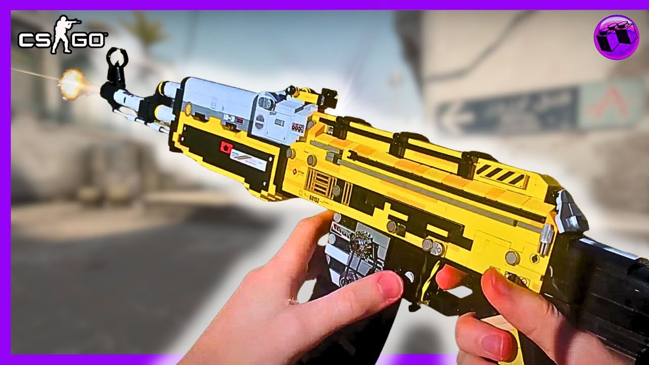 LEGO AK-47 with 