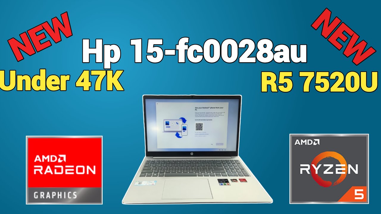 Hp 15 fc-0028au 🔥 New Launched 2023 | Ryzen 5 7000 series Laptop | Unboxing and Review (Hindi)⚡