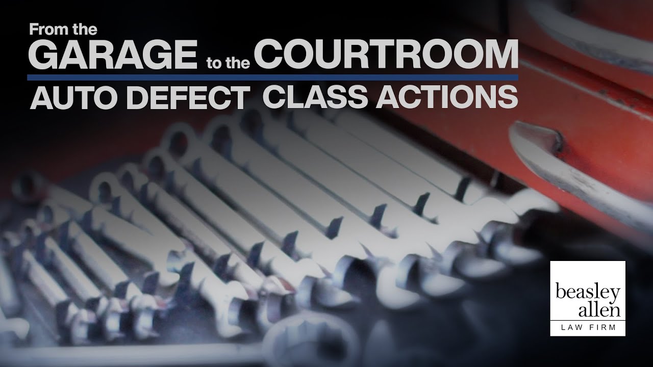 From the Garage to the Courtroom - Auto Defect Class Actions