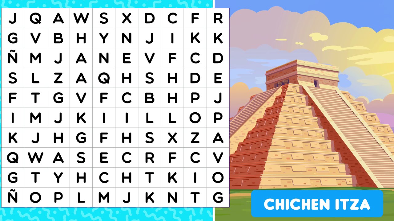 Sopa De Letras 🤔🏆 Encuentra el Nombre en la Sopa de Letras |Juegos Visuales