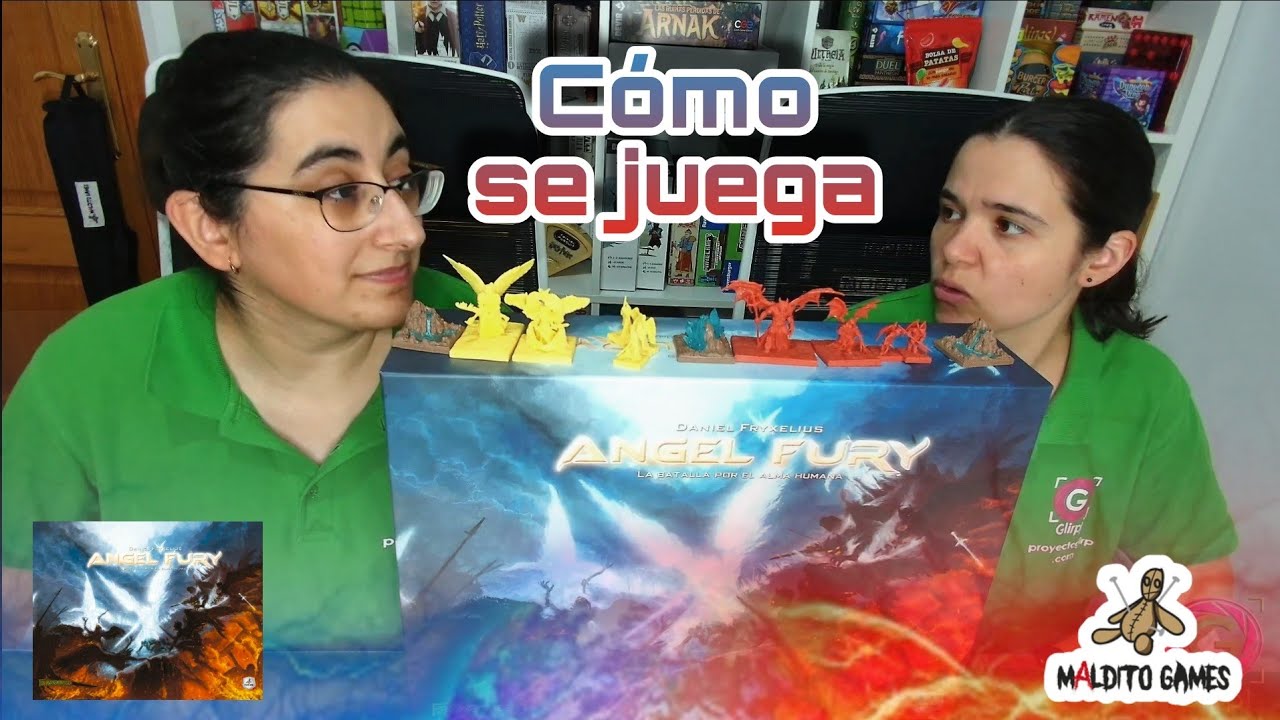 Angel Fury. Reseña y tutorial del juego de ángeles y demonios de Maldito Games