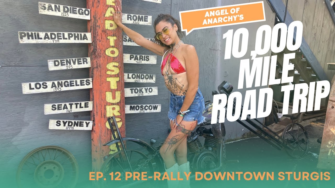 10,000 MILE ROAD TRIP PART 12-  DOWNTOWN STURGIS PRE RALLY 2025