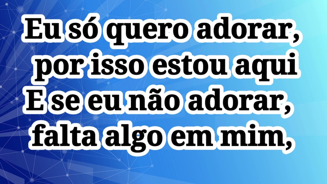 Eu só quero adorar - Giselli Cristina e Nicolas Henrique legendado.