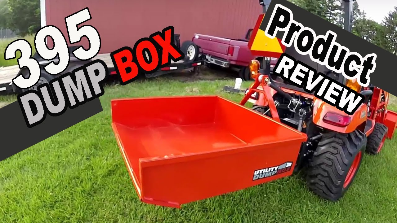 Обзор продукции Kubota BX — мусорный контейнер MK Martin 395 Utility Dump Box