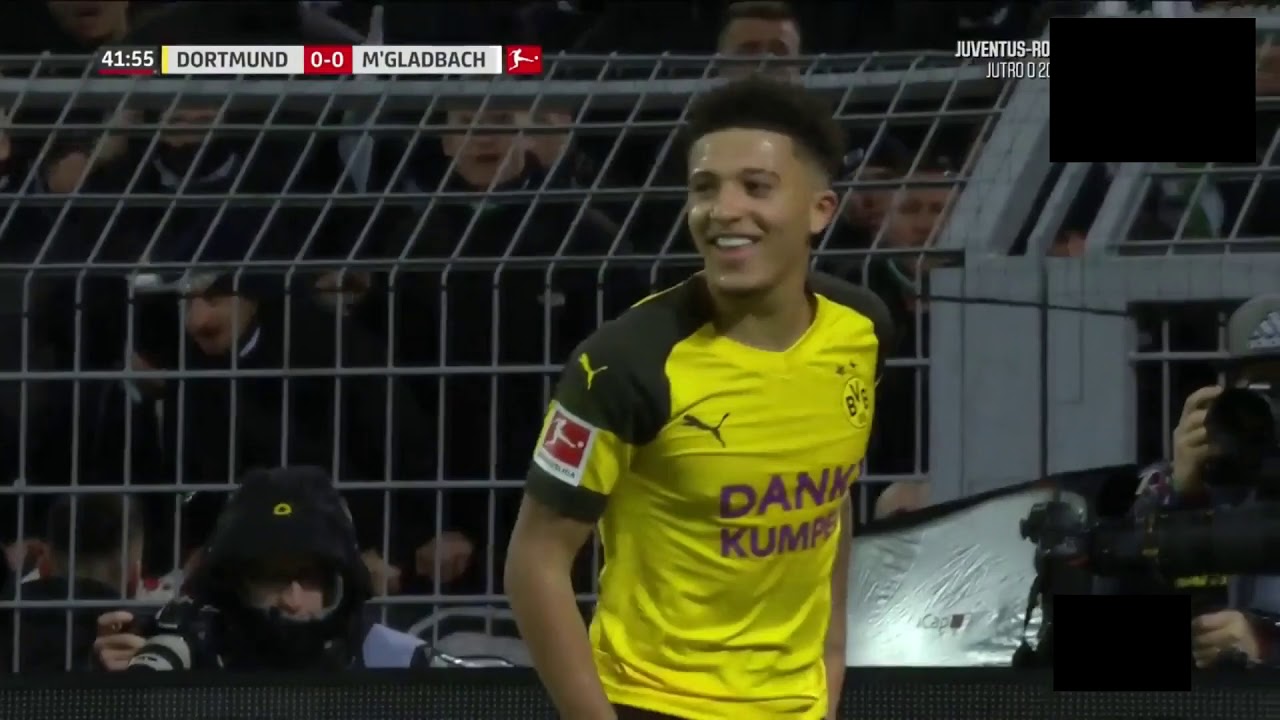 Bramki Jadona Sancho w Bundeslidze 2018-2019 (POLSKI Komentarz)