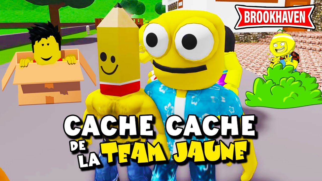 CACHE CACHE G&Eacute;ANT DES VACANCES DE LA TEAM JAUNE (INCROYABLE) - BROOKHAVEN RP