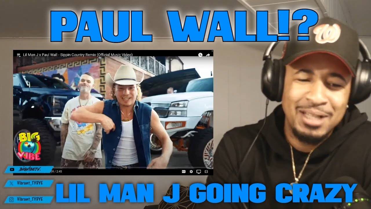 Lil Man J x Paul Wall - Sippin Country Remix (Official Music Video)| Reaction