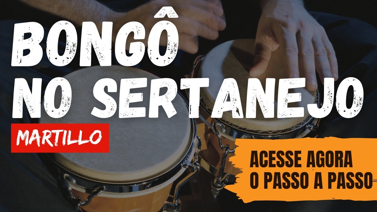 Como tocar Bongô - Sertanejo / Martillo - Cristiano Pacheco
