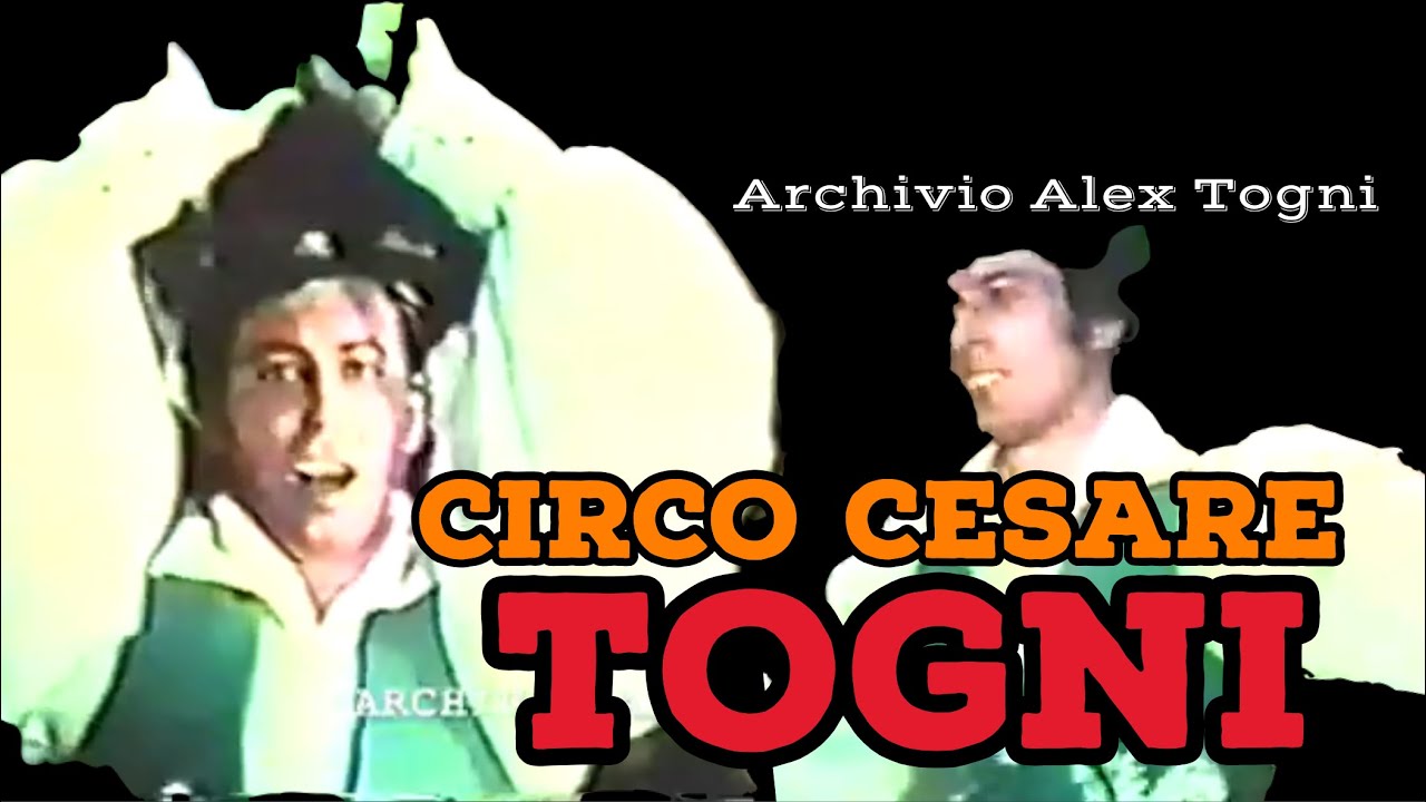 Circo Cesare Togni Acrobazie al tappeto elastico con Elvio Alex Italo Viviana Togni Devis Bogino1971
