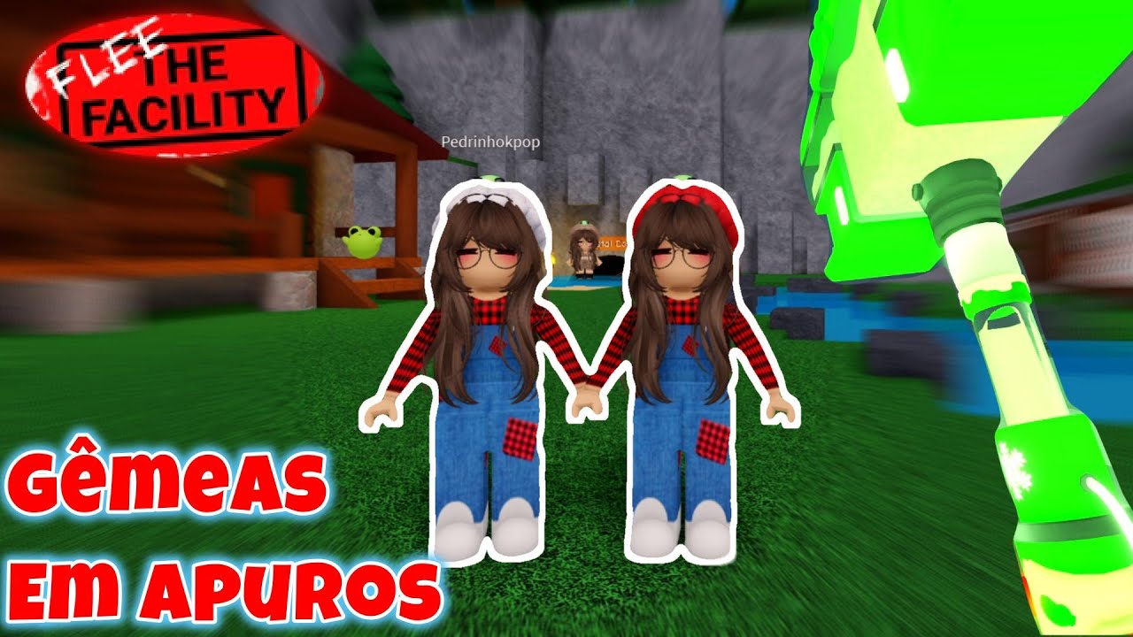 AS GÊMEAS EM APUROS Roblox Flee the Facility