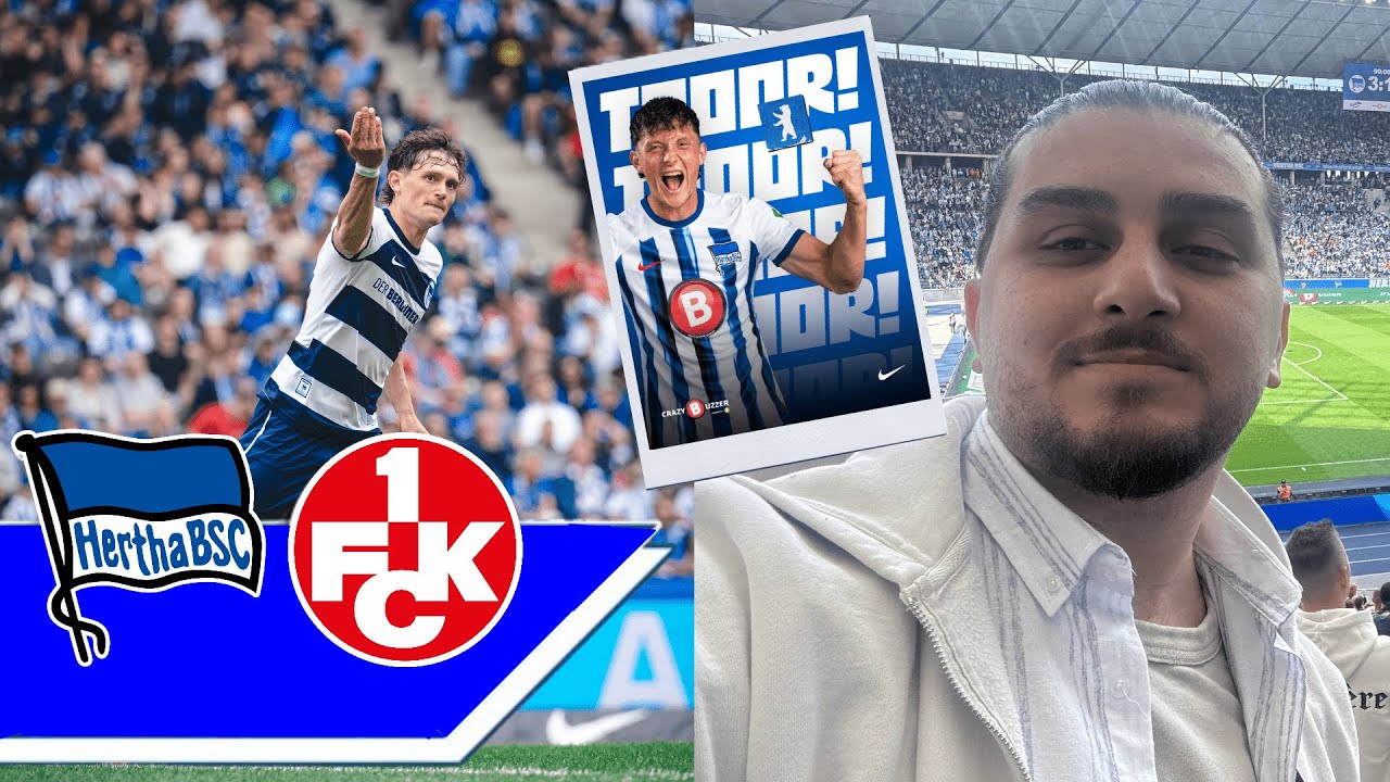 DAS LETZTE HEIMSPIEL...😔Hertha BSC - 1. FC Kaiserslautern Highlights | 33. Spieltag Stadionvlog