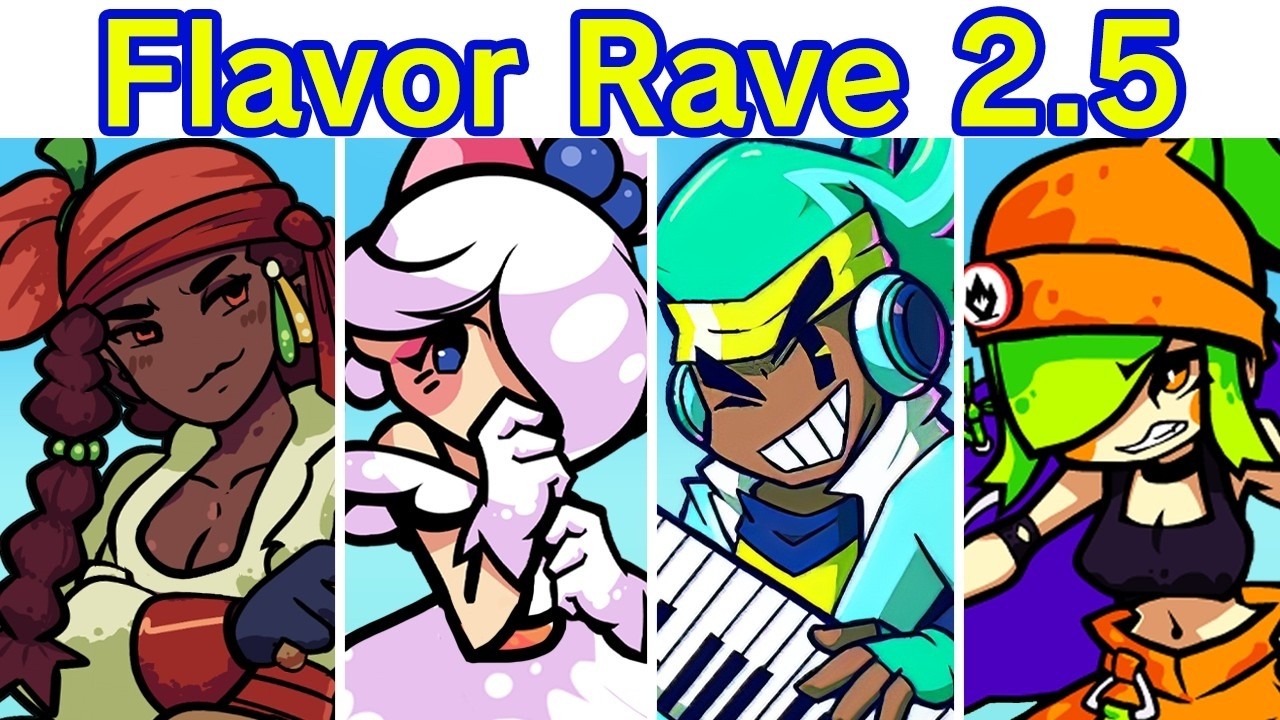 Flavor Rave V2.5 [CANNED BUILD] Sweet & Sour | New Songs (FNF Mod)