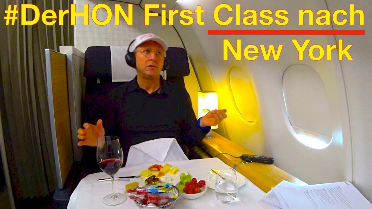 SO FLIEGT Der HON IN FIRST CLASS NACH NEW YORK, ABER...