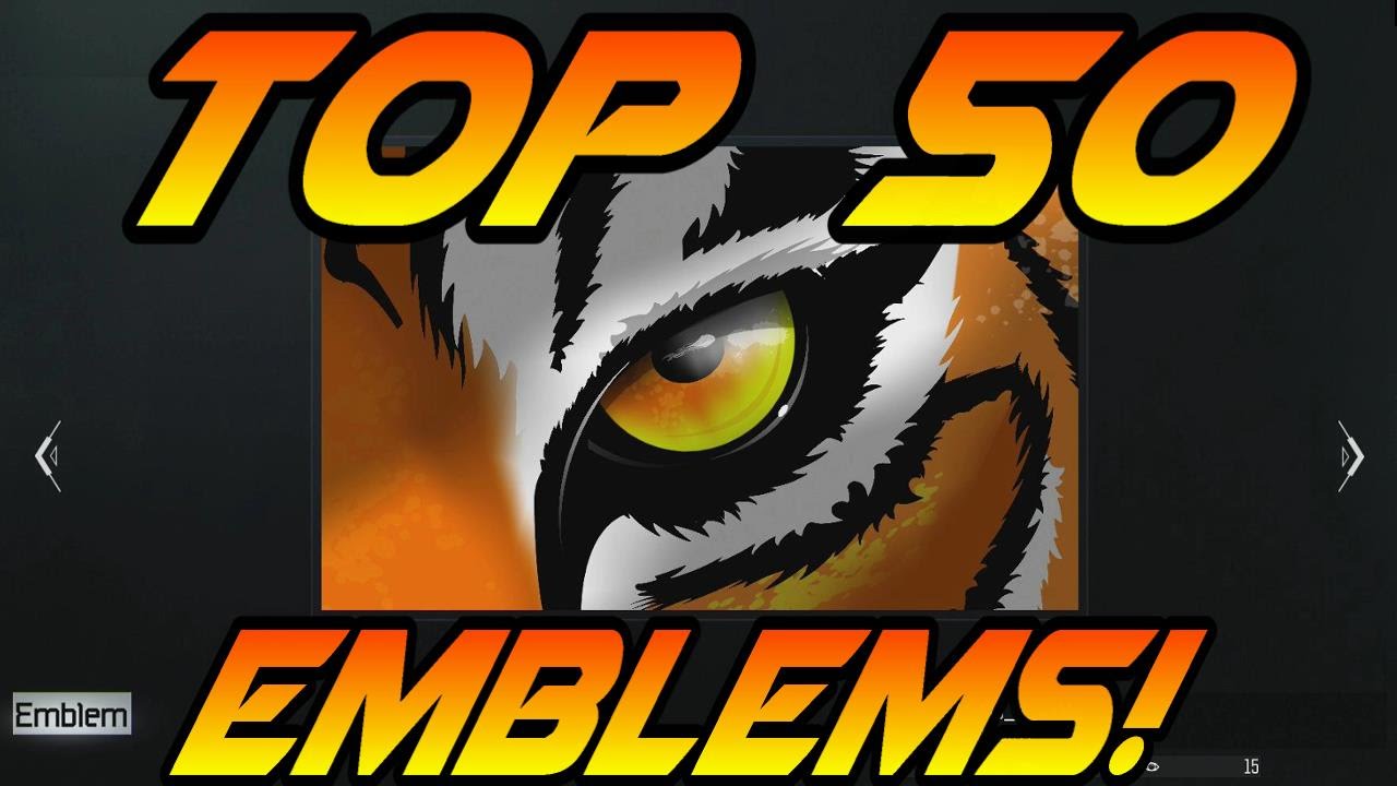 *NEW* Top 50 Emblems in Black Ops 3! - The Best, Epic BO3 Emblems (Call of Duty)