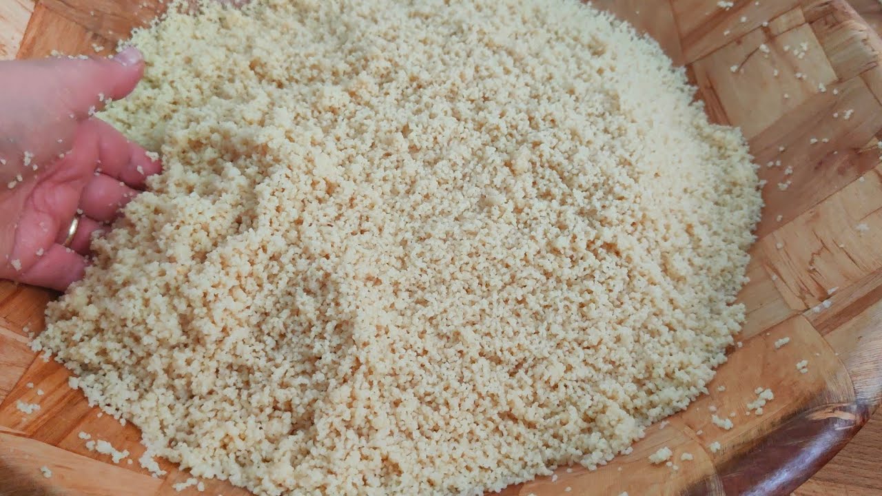 COMMENT préparer la semoule du COUSCOUS expliquée pas à pas très simple et facile à FAIRE