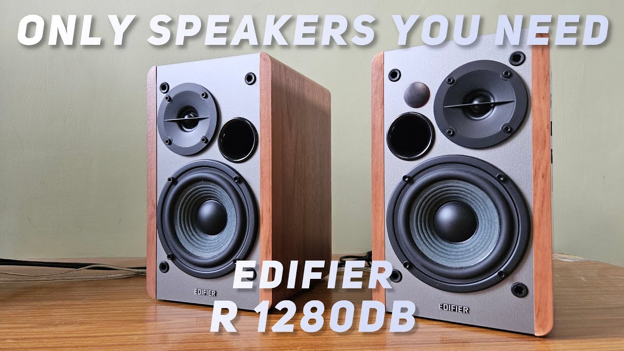 Edifier R1280 DB - Review More than Book Shelve Speakers