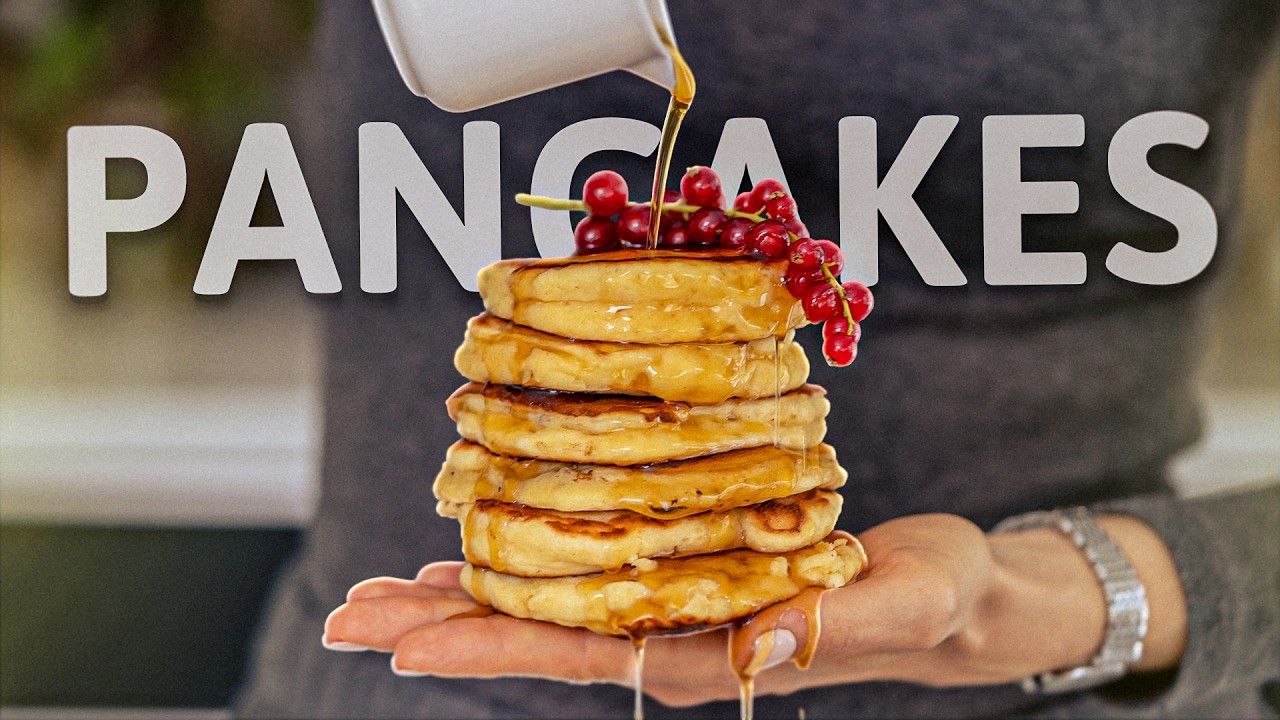 4 Recettes de Pancakes ULTRA-MOELLEUX (Le secret de la texture) | Faciles & Rapides