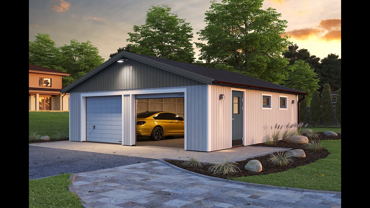 Palmako Nordic+ Garage - Aufbau