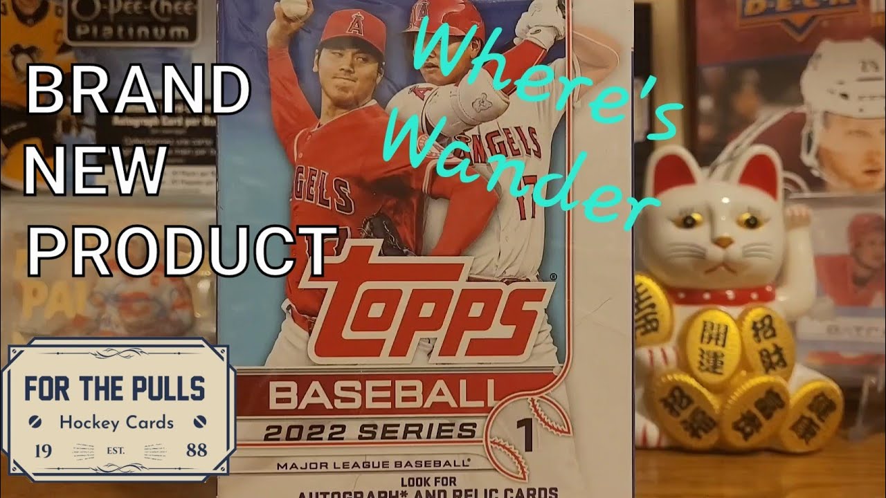 BRAND NEW PRODUCT!!! Topps 2022 Series One MLB Baseball. Where's Wander ? ripping a hanger box .