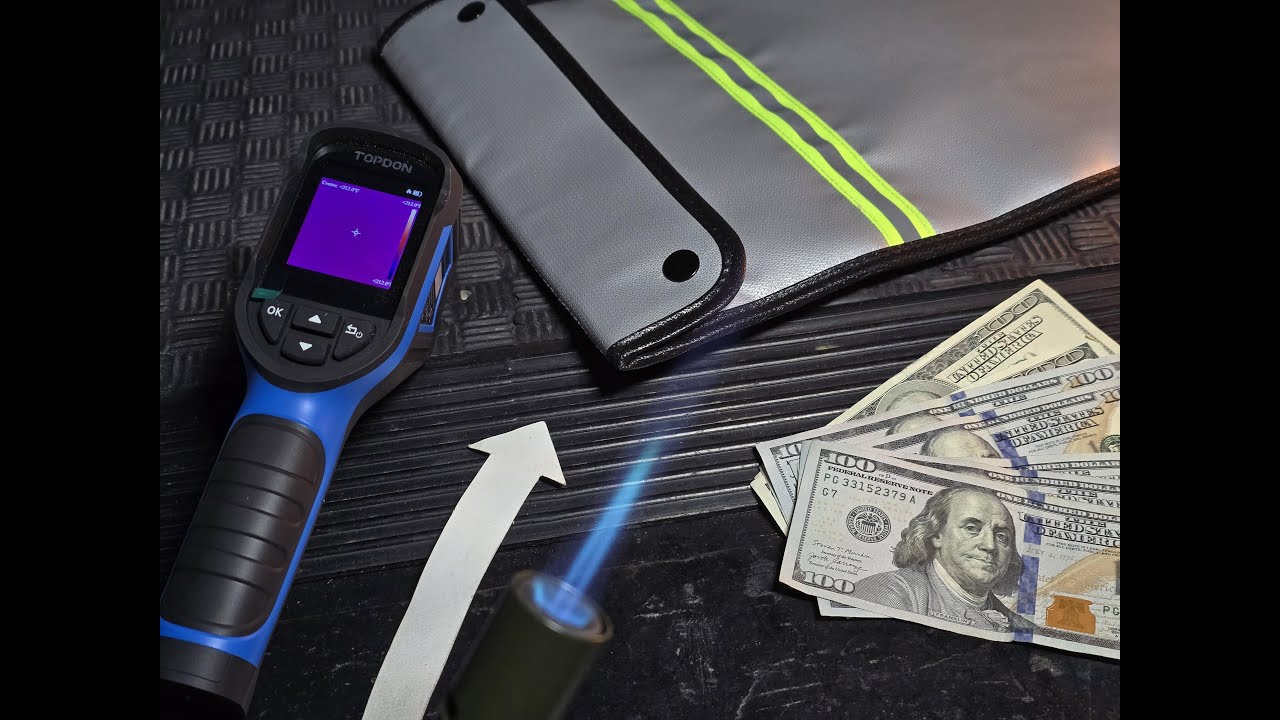 How WELL This Fire Proof Bag Protects Documents from Heat and Flame