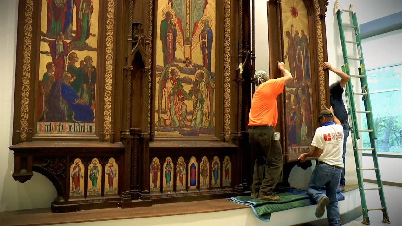Christ the King Triptych Reredos Altar Piece Documentary