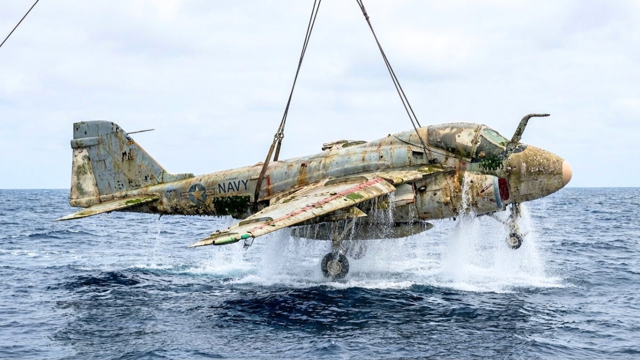 Lost at Sea for 70 Years: The Shocking Recovery of a Forgotten A-6 Intruder Jet