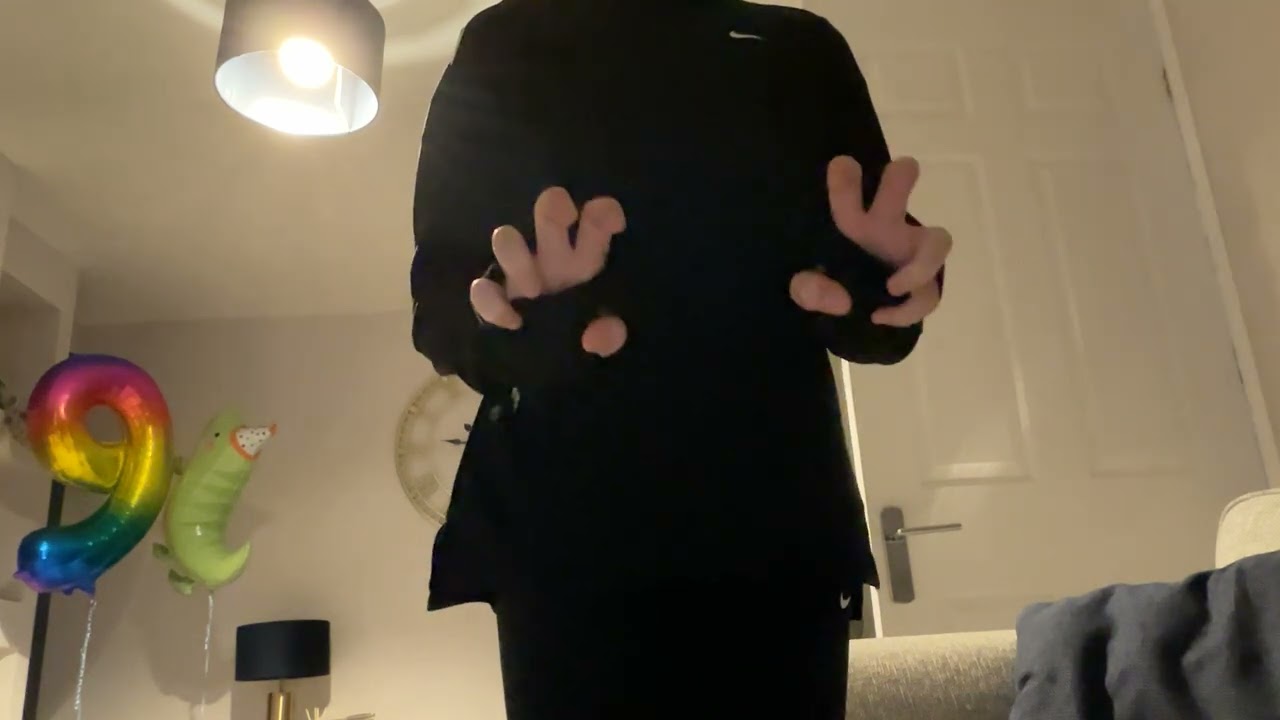 Two birds on a wire trend sign language 