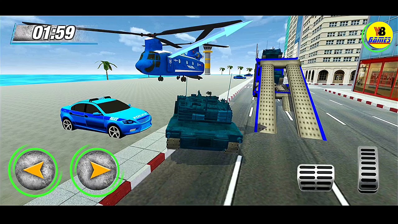 US Police Plane Transporter: Transport Simulator - Android Gameplay FullHD