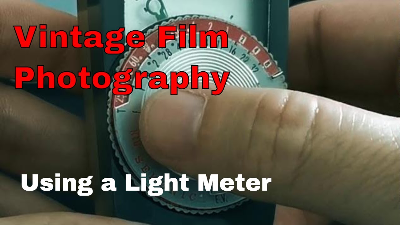 Vintage Film Photography - Using a Light Meter